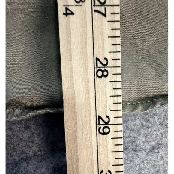 Converse One Star Mens Long Sleeve Button Up Shirt Khaki Utility Pockets Size L - Picture 7 of 8